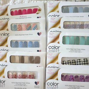 10 sets Color Street Nail Strips